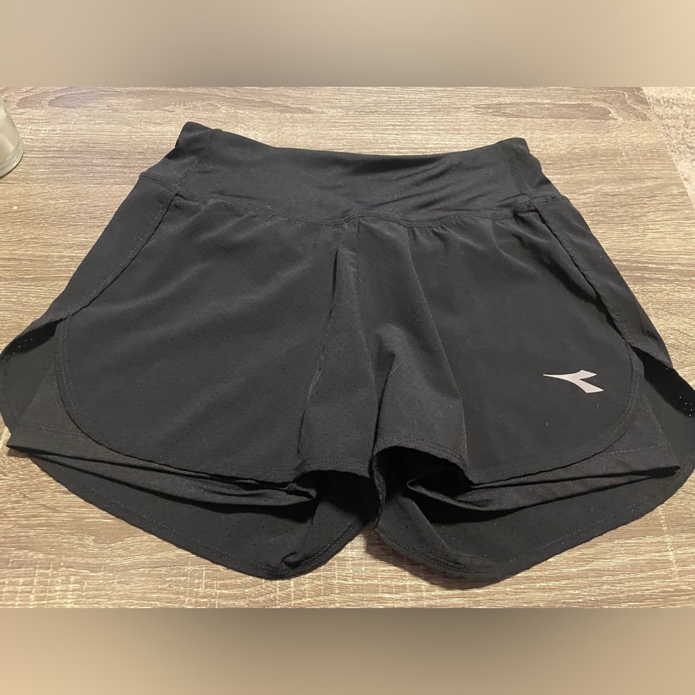 Black Diadora athletic shorts size XS